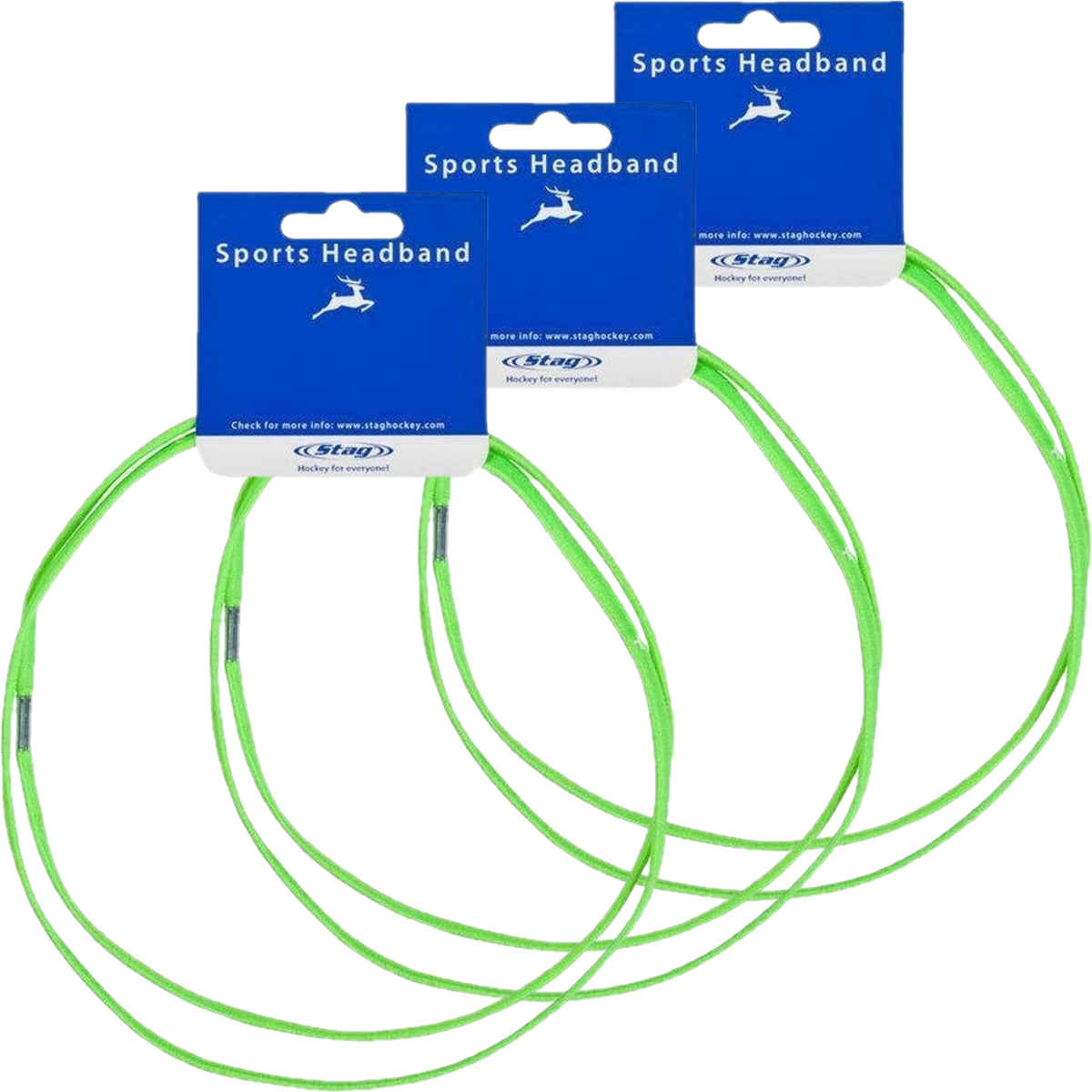 Stag sport haarbandjes 3 setjes
